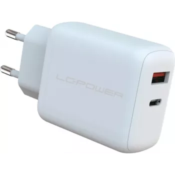 Siselaadija LC-Power LC-GAN-45 Universal AC Fast Charging Valge