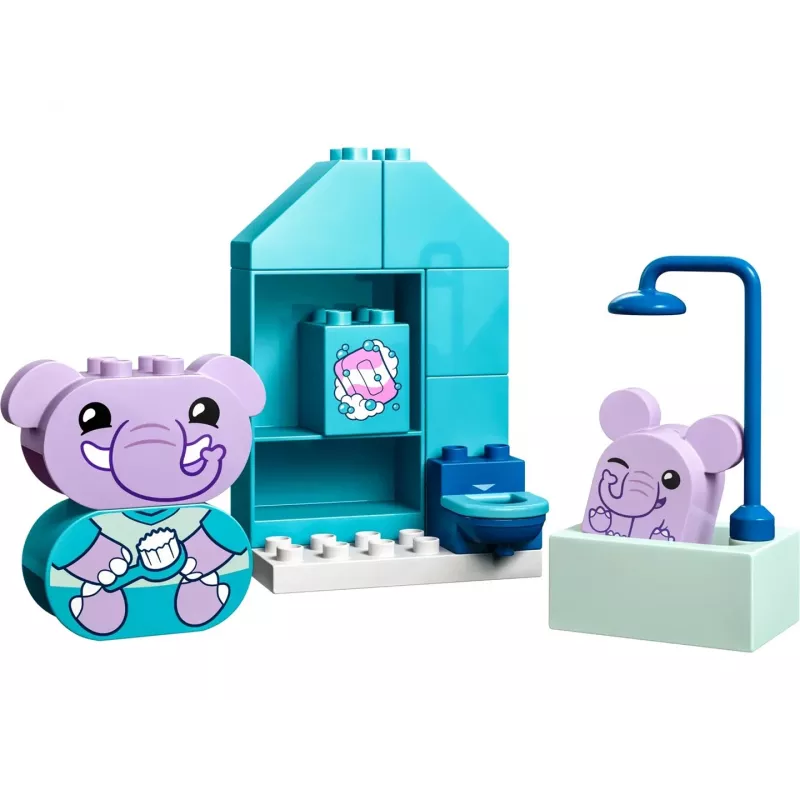 LEGO DUPLO vanniaja komplekt 10413 — vanniteemaline mängukomplekt väikelastele, 15 osa, soovitatav vanus alates 1,5 aastat