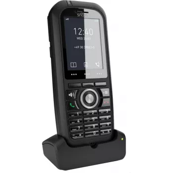 Snom M80 DECT telefonitoru kõne tuvastusega Must