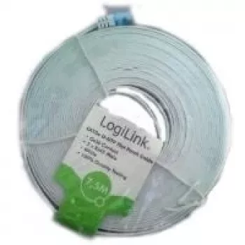 Logilink - Patch-kaabel - RJ-45 (M) - RJ-45 (M) - 10 m - UTP - CAT 5e - pressitud - Valge (CP0139)
