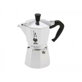 Bialetti Moka Express Moka pott 0,3 L Alumiinium, Must