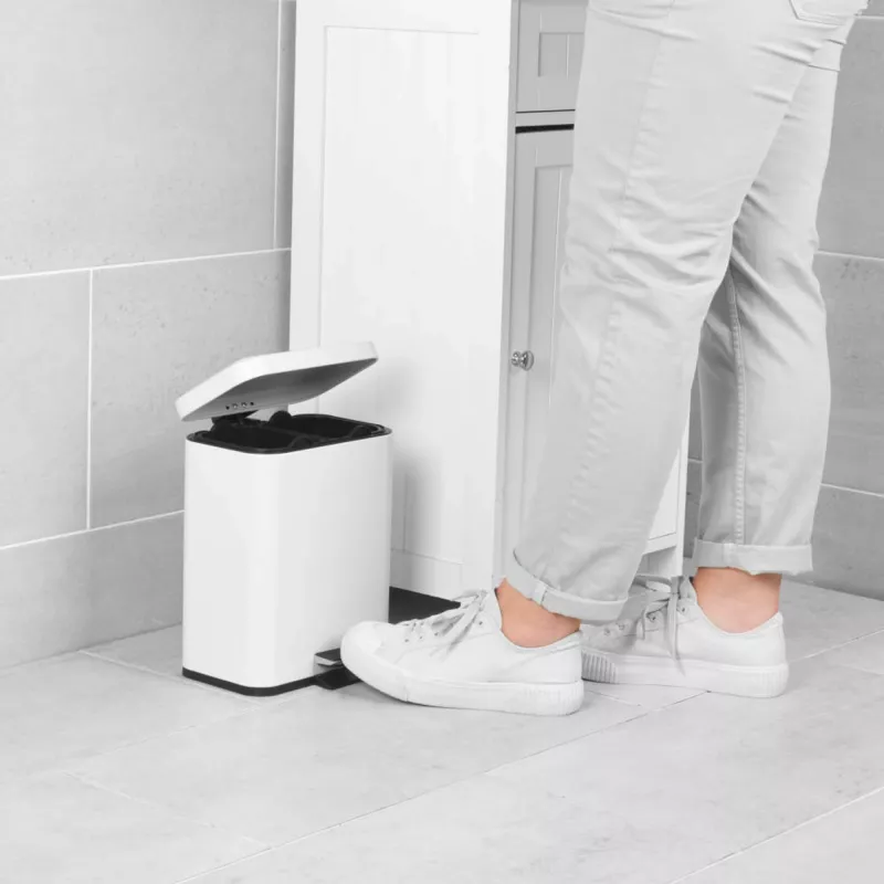 Prügikast Beldray LA035235WHTFEU7 kahe sektsiooniga 5 L valge
