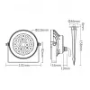 Synergy 21 LED aiavalgusti 9W RGB-WW raadio ja WiFi-ga IP66 Zigbee+ (FUTC02ZR)