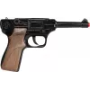 Metallist mängupolitsei revolver Gonher 8 lasuga, metallkonstruktsioon, mudel 258441
