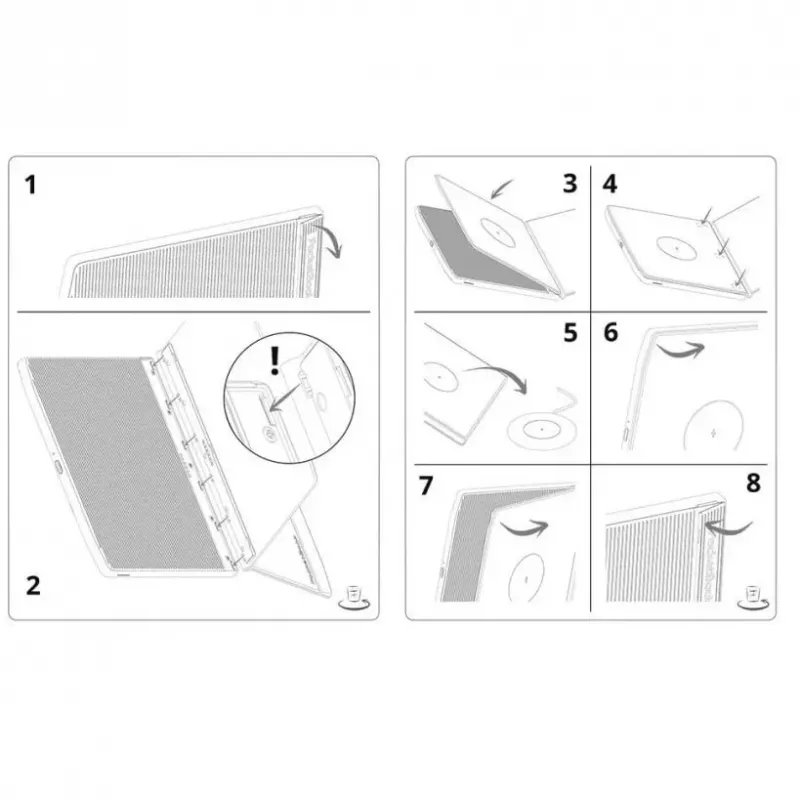 Ümbris PocketBook HN-QI-PU-700-BK-WW must 7 tolli