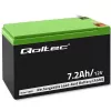 Qoltec 53062 AGM aku | 12V | 7,2 Ah | max 108A