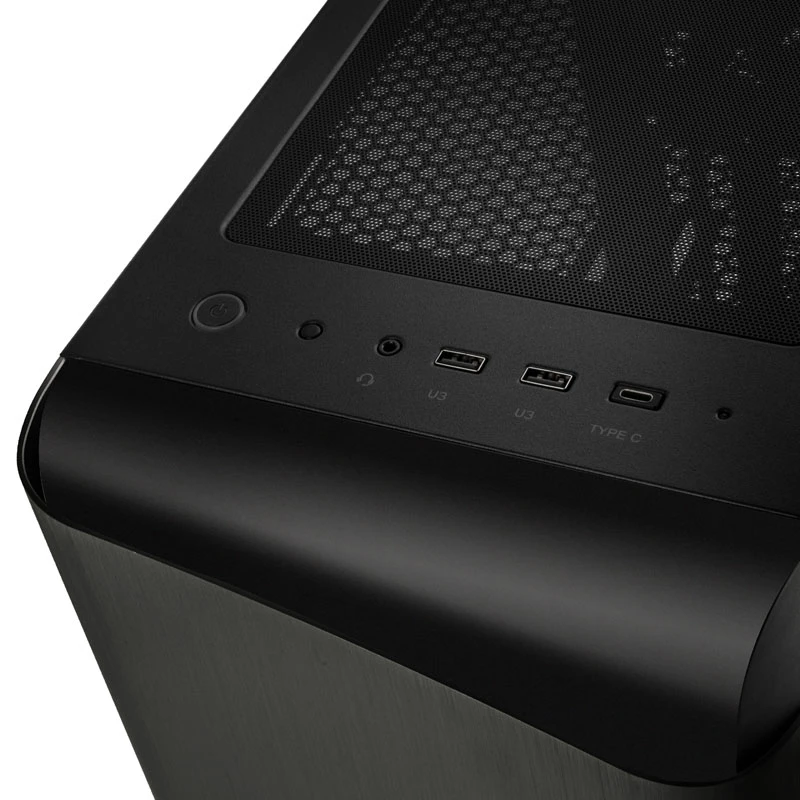 SilverStone Seta A1 Midi-Tower, karastatud klaas - must