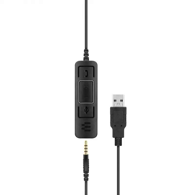 EPOS | SENNHEISER IMPACT SC 75 USB MS Kõrvaklapid juhtmega peapaelaga, ühenduvus/muusika USB Type-A, must