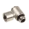 aqua computer Adapter 90 kraadi G1/4 toll AG to G1/4 toll IG - pööratav, hõbedane