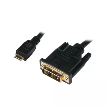 Mini HDMI to DVI-D kaabel M/M, 1m, must