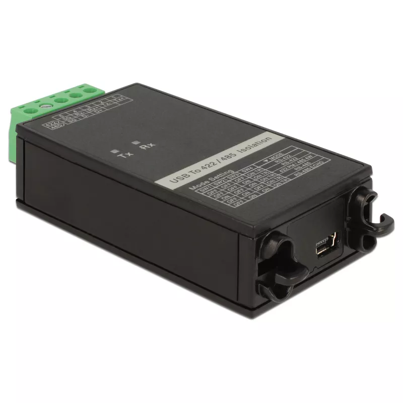 Kaabli soovahetaja DeLOCK 62501 USB 2.0 RS-422/485 Must Roheline