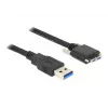 USB-kaabel DeLOCK 83599 USB 3.2 Gen 1 3m USB A Micro-USB B Must