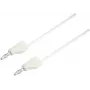 VOLTCRAFT Test Lead [Plug 4 mm - Plug 4 mm] 2 m valge MSB-300 (MSB-300-2-WS)