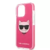 Karl Lagerfeld KLHCP13XTPECPI Iphone 13 Pro Max 6,7 kõva ümbris fuksia/FUSCHIA Choupette pea