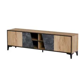Cama 4D RTV-kapp OVO 180x38xH53 tamm/betoon