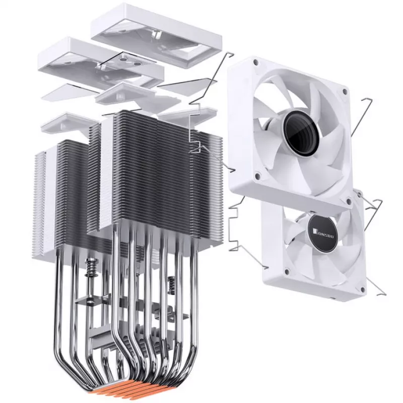 CPU-jahuti Jonsbo CR-1400 DV2 Valge 140 mm ventilaatoriga