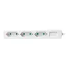 Pikendusjuhe LogiLink LPS229 1,5 m 3 vahelduvvoolupesa siseruumidesse valge
