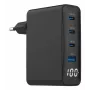 Gembird TA-UC-PDQC100LCD-01-BK mobiilseadme laadija Sülearvuti, Nutitelefon Must AC Kiirlaadimine Siseruumides