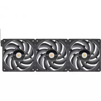Thermaltake TOUGHFAN EX12 Pro Swappable Edition 120mm korpuse ventilaator 3-pakk must