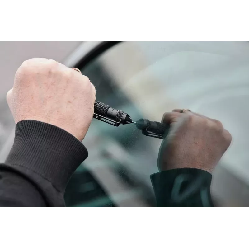 Taktikaline pliiats GUARD TACTICAL PEN Kubotan klaasipurustajaga (YC-008-BL)