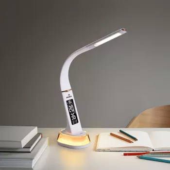 Lauavalgusti Hawk HW-LAMP05 valge LED reguleeritav — kompaktne LED-töövalgusti reguleeritava haruga