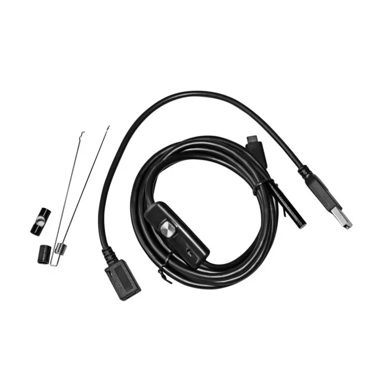 USB endoskoop MEDIA-TECH ENDOSCOPE 66° CMOS, 640x480 30fps, IP67, 6 LED-i, magnet ja konks