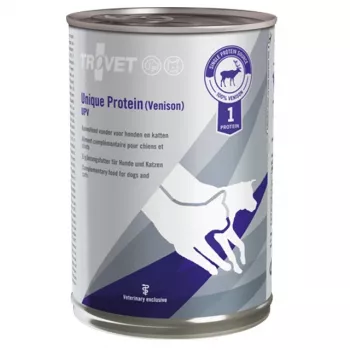 Märg koeratoit TROVET UPV Unique Protein Venison 400 g — piiratud ühe looma valk