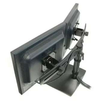 Ergotron DS100 - alus - horisontaalne - 2 LCD-ekraanile - Alumiinium, Teras - Must - Ekraani suurus: kuni 61 cm (kuni 24 tolli)