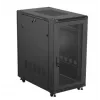 19-tolline riiulikapp LANBERG FF01-6022-23B, 22U, 600×1000 mm, must, perforeeritud uksed