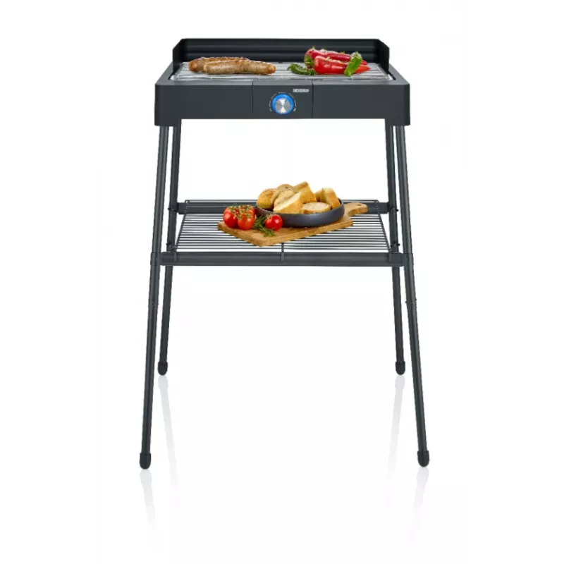 Severin PG8566 elektribarbecue ja grill, must, 2200 W (PG8566)