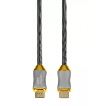 HDMI-kaabel IBOX HD08 2 m, HDMI tüüp A-pistik–isane, HDMI 2.1, hõbedane