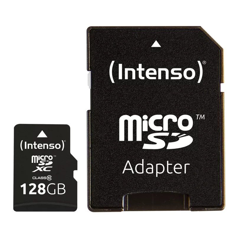 MÄLU MICRO SDXC 128GB C10/W/ADAPTER 3413491 INTENSO