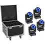 Valgusti EUROLITE TMH-H240 Beam Wash Flower Effect 4x — LED-efektvalgusti, kompaktne seade