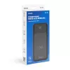 Savio BA-09 juhtmevaba akupank, 10000 mAh, must