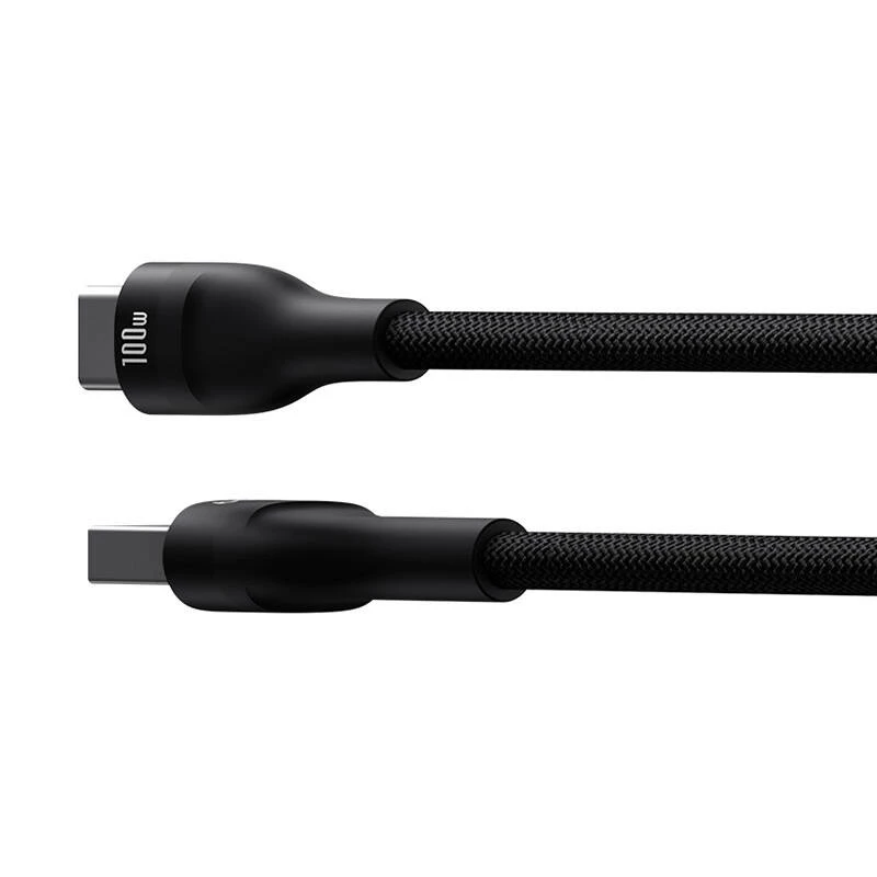 Baseus Flash 2 USB A to USB C kiirlaadimiskaabel 2 m 100 W Must