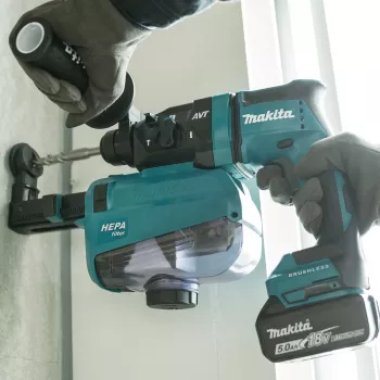 Aku-kombihaamer DHR182ZU, 18 V, pöördhaamer sinine/must, Bluetooth, ilma aku ja laadijata