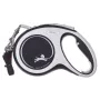 Flexi New Comfort M lint rihm 5 m Must — sissetõmmatav lindirihm, suurus M, max koormus 25 kg, kaal 300 g