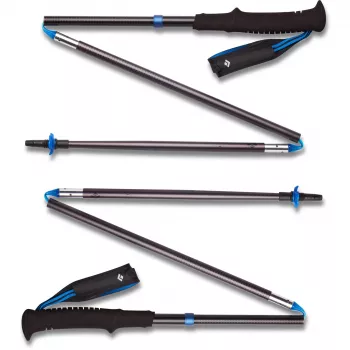 Trekking Poles Distance Z, treeningseade hall, 1 paar, 110 cm
