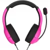 PDP PS5 ja PC NEBULA ULTRA VIOLET AIRLITE JUHTMEGA KÕRVAKLAPPID, juhtmega, mängimiseks, kõrvaklapid, must, roosa