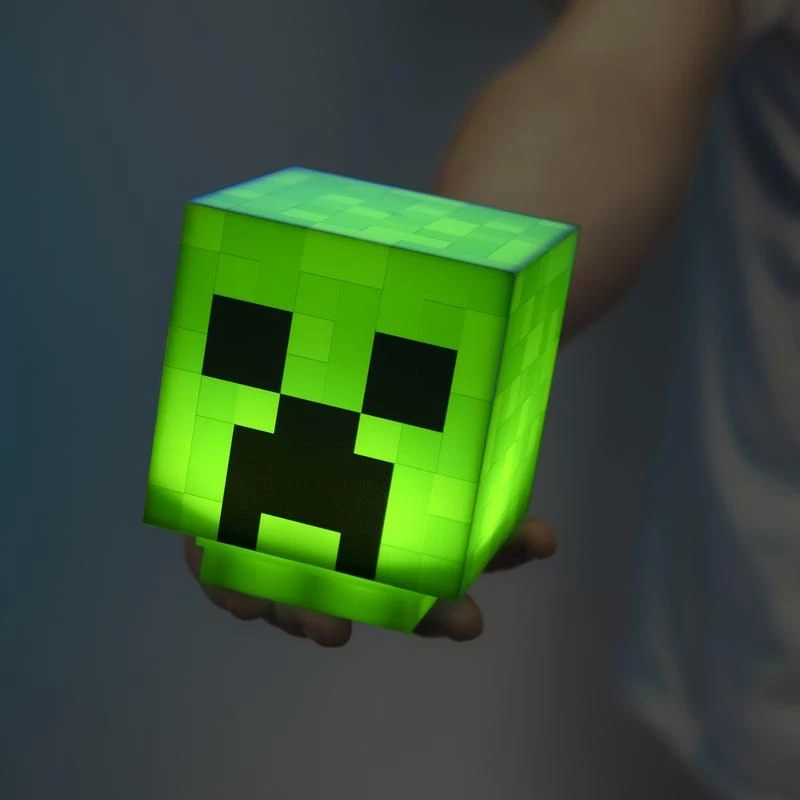 Paladone Minecraft Creeper 3D disainiga lamp PP6595MCFV3 — laua-/rippvalgusti