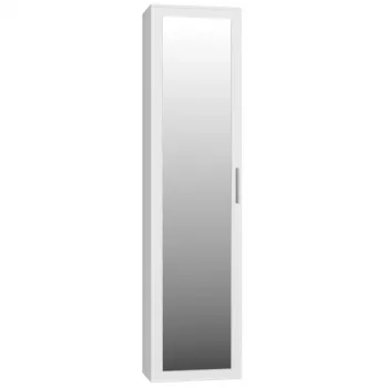 Top e shop DUO SZAFKA BIEL — 2 riiulit, 1 uks, valge, 500×350×1800 mm