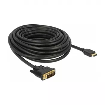 Videokaabli adapter DeLOCK 85587 10 m HDMI Type A DVI-D Must