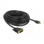 Videokaabli adapter DeLOCK 85587 10 m HDMI Type A DVI-D Must