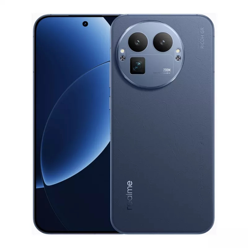 Nutitelefon REALME GT 8 Pro 5G — 6.79-tolline OLED 3136×1440, Snapdragon 8 Elite, 12 GB muutmälu, 256 GB, 7000 mAh, sinine