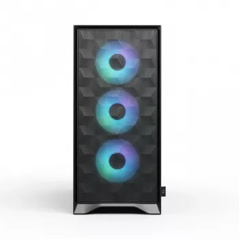 Fractal Design Pop 2 Air Must Solid mid-torniga arvutikorpus — ATX tugi, 3x 120 mm esiventilaatorit, 2,5/3,5 tollised kettapesad, 215×481×462 mm