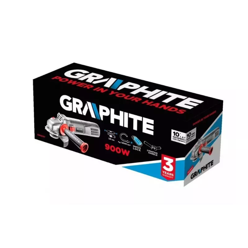 Nurklihvija GRAPHITE 59G087 900W 125mm ketas