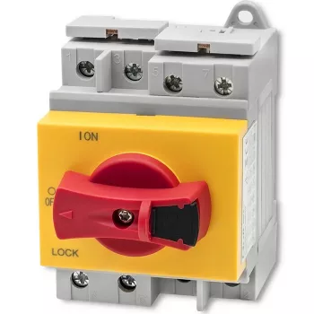 Qoltec 52611 DC isolaator lukustusfunktsiooniga | Pealüliti | 1200V | 32A | 8kV | 4P