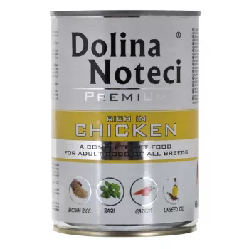 Märg koeratoit Dolina Noteci Premium Adult veis kana sealiha 400 g, gluteenivaba, säilitusainetevaba