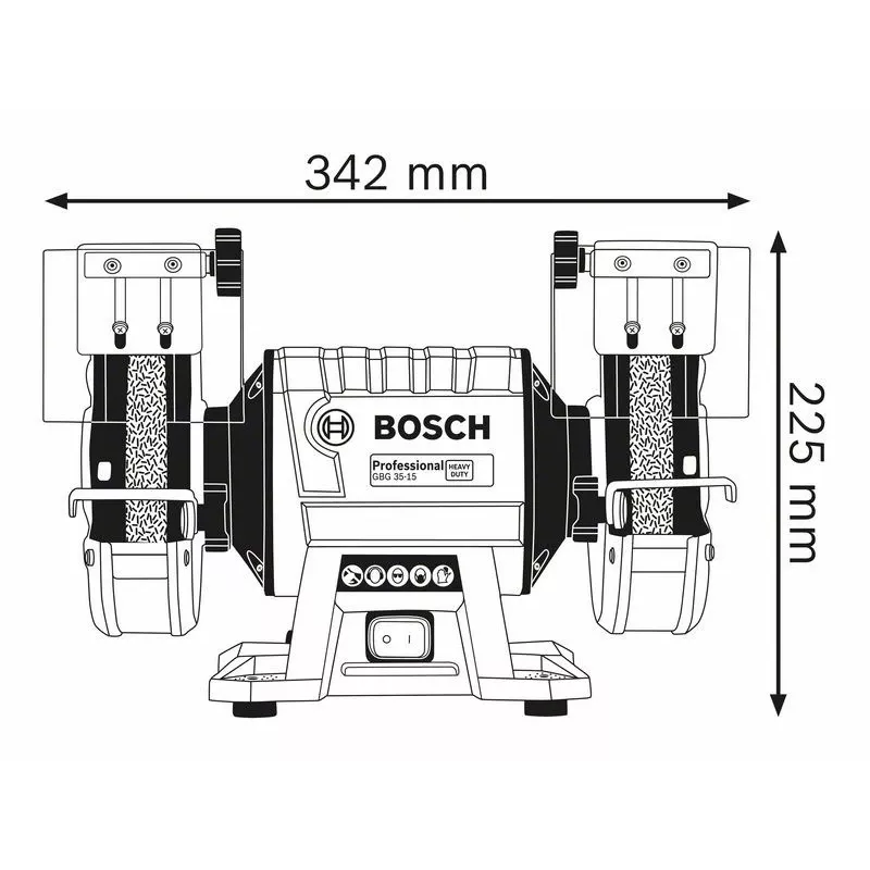 LAUAKÄIVED FI 150/20 MM 350 W GBG 35-15 BOSCH