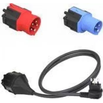 Pistikupesa adapter NRGkick NRGkick Smart Attachment Set Standard must sinine punane
